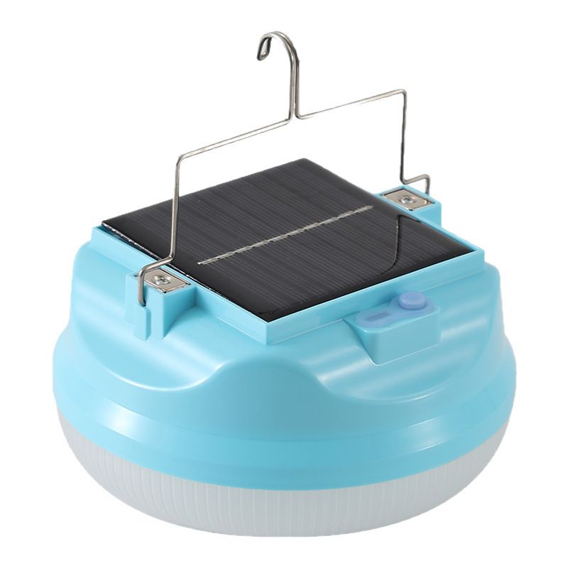 CAMP-LANTERN — Portable LED USB or Solar Camping Lantern ABS Outdoor Emergency Light
