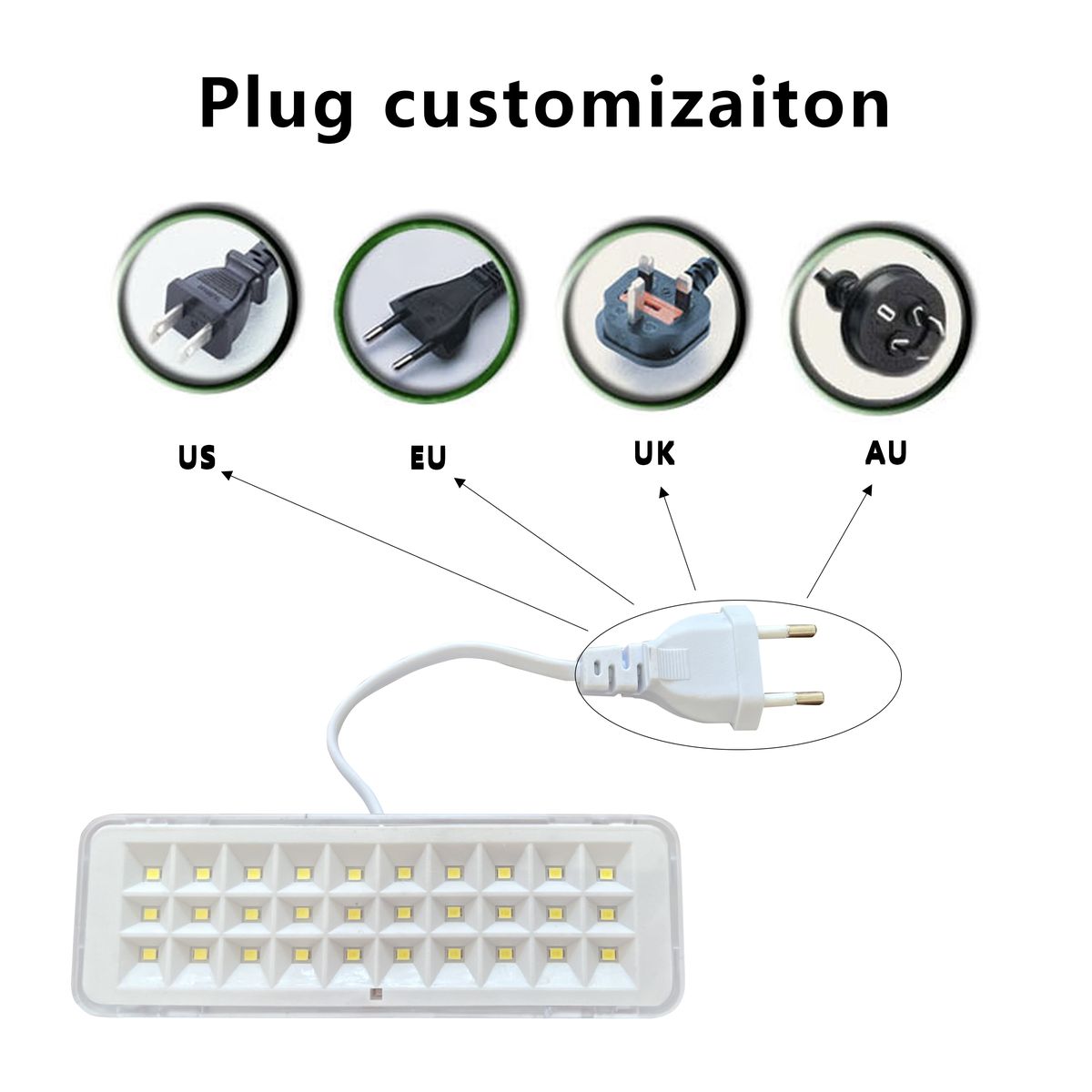 CT601 — 30LED Rechargeable Battery LED Emergency Light