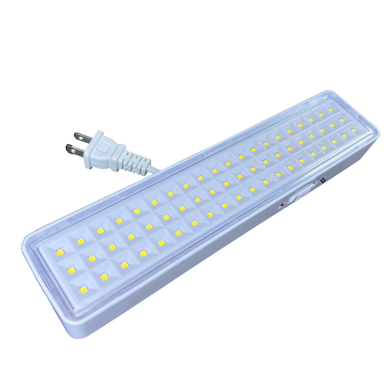 60-LED Plug-In Rechargeable Emergency Light Bar