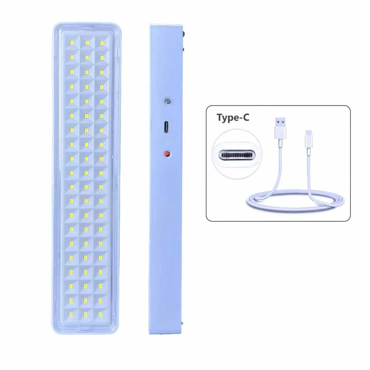USB 60LED Emergency Light Flashing Magnet Work Light