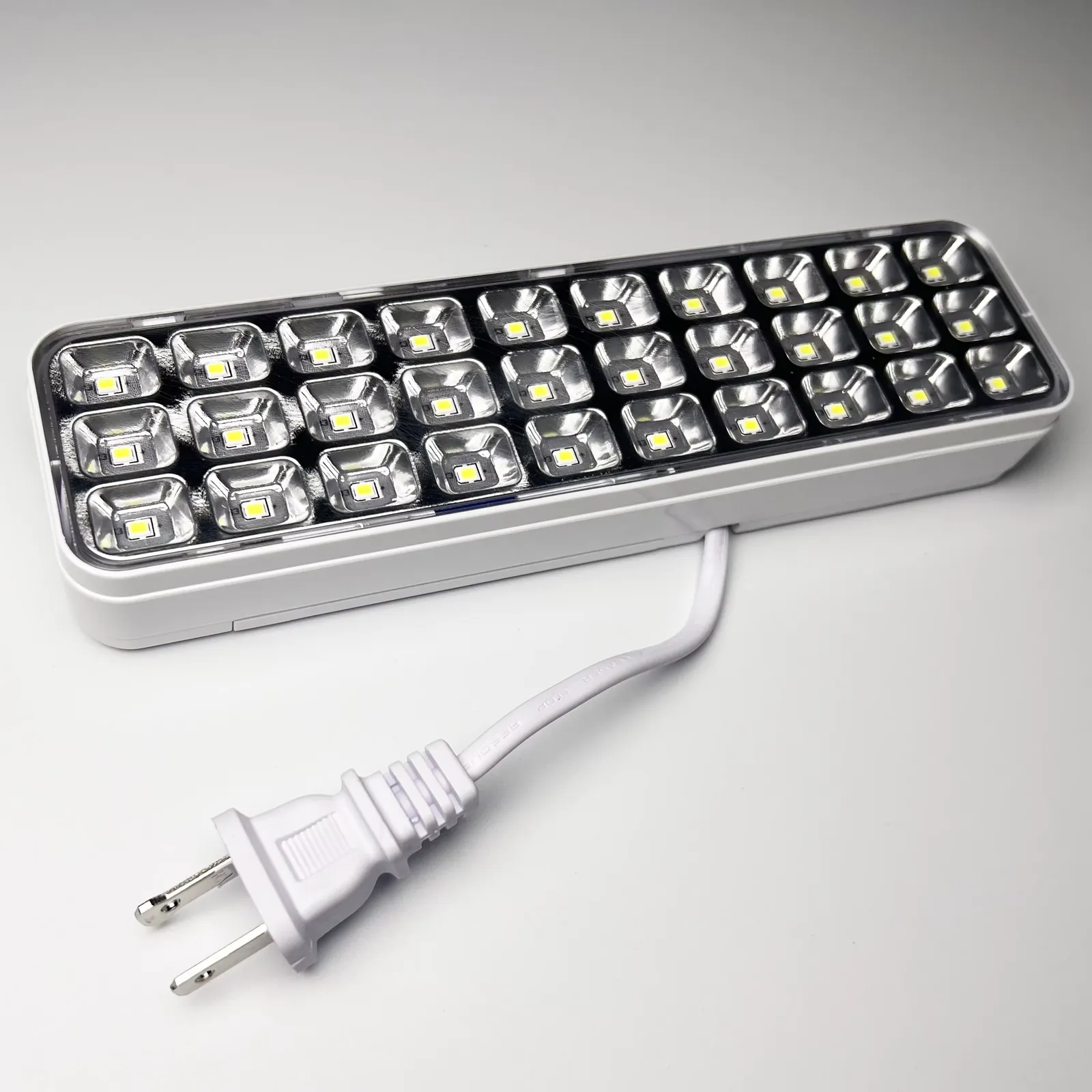 30-LED Plug-In Rechargeable Emergency Light with Reflector Lens