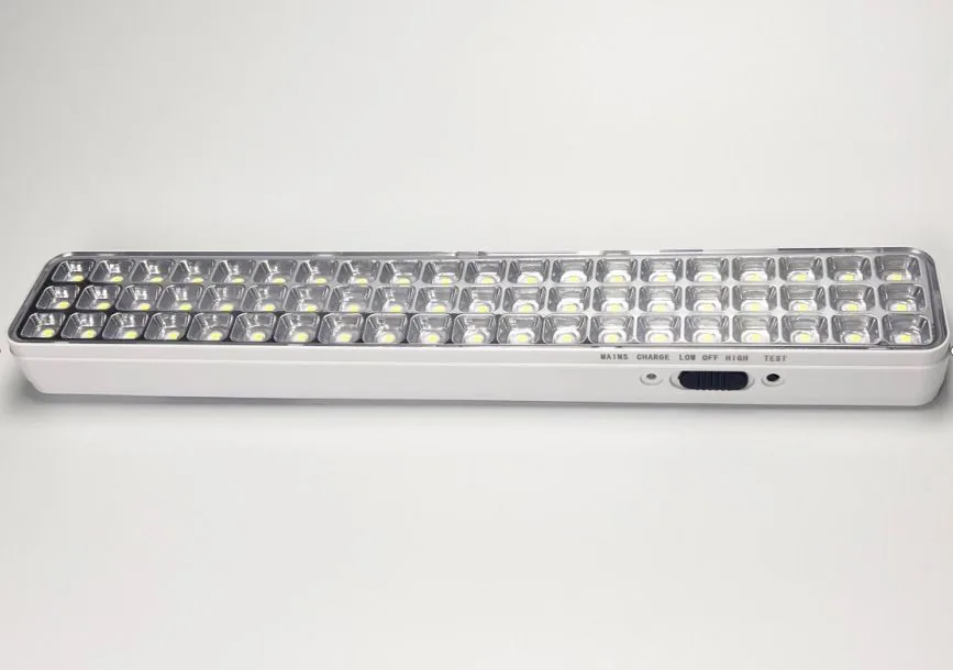 CT607 — 60-LED Wall-Mounted Rechargeable Emergency Light Bar view 4