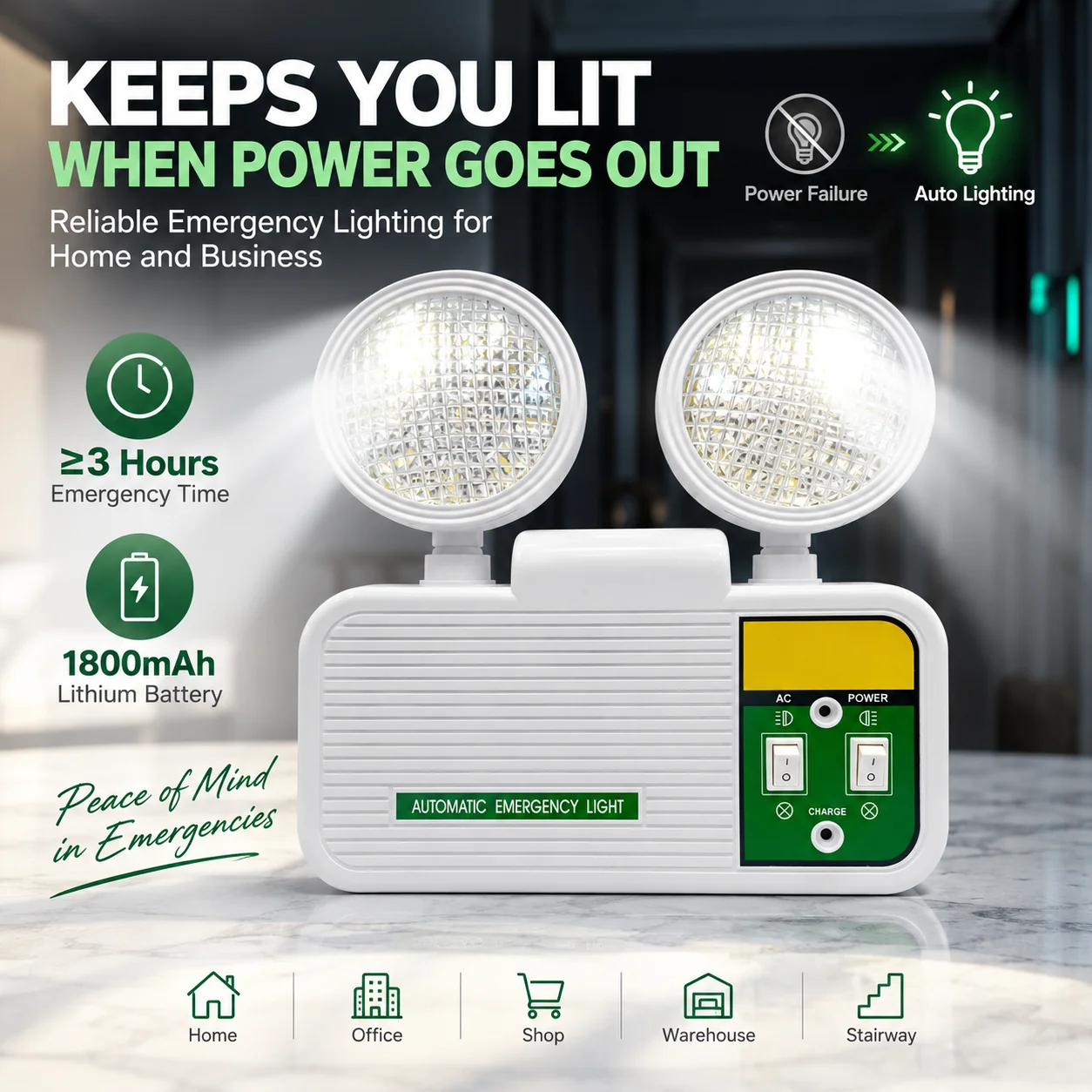 ST901 emergency light emergency backup