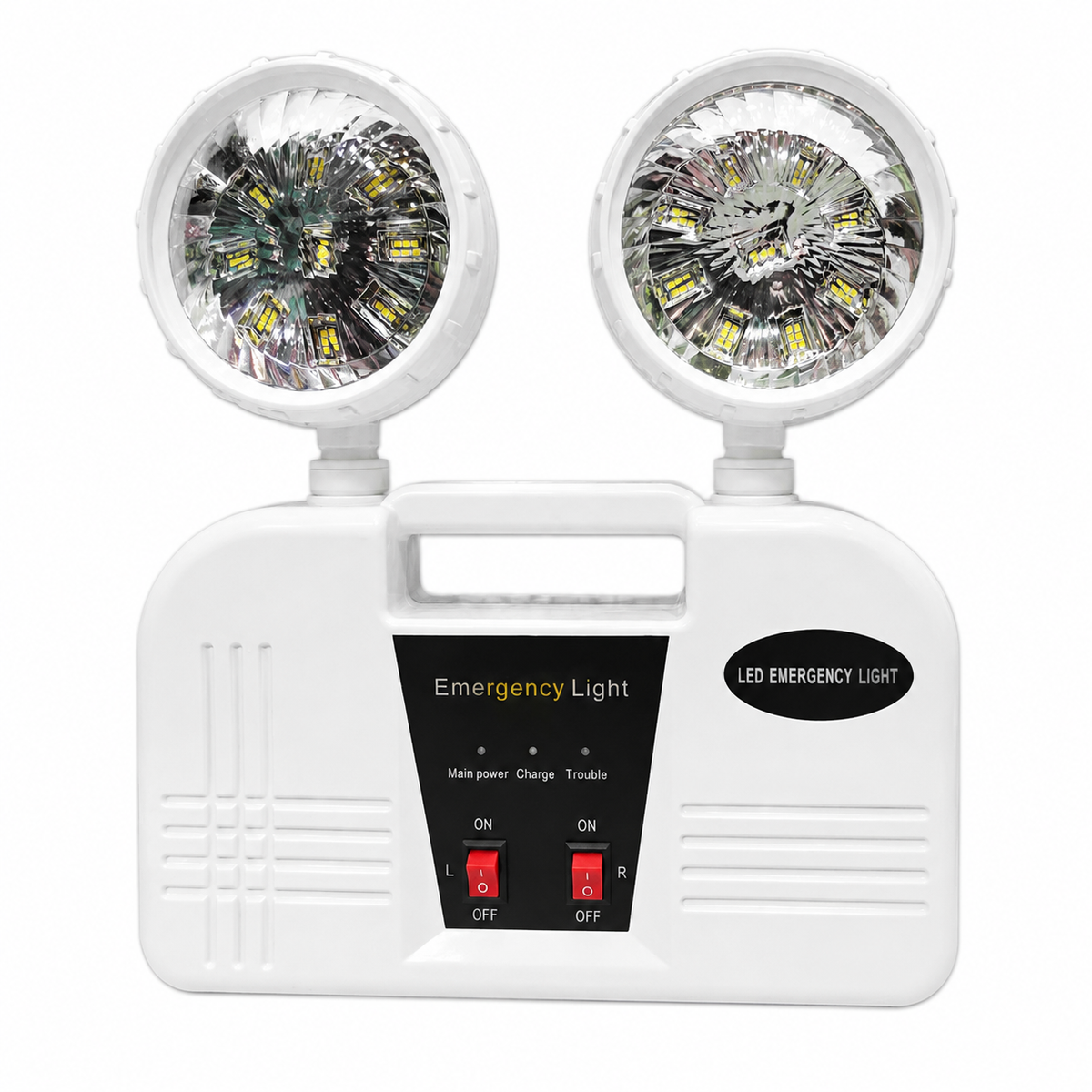 ST902 — Dual Head Rechargeable Indoor LED Emergency Light
