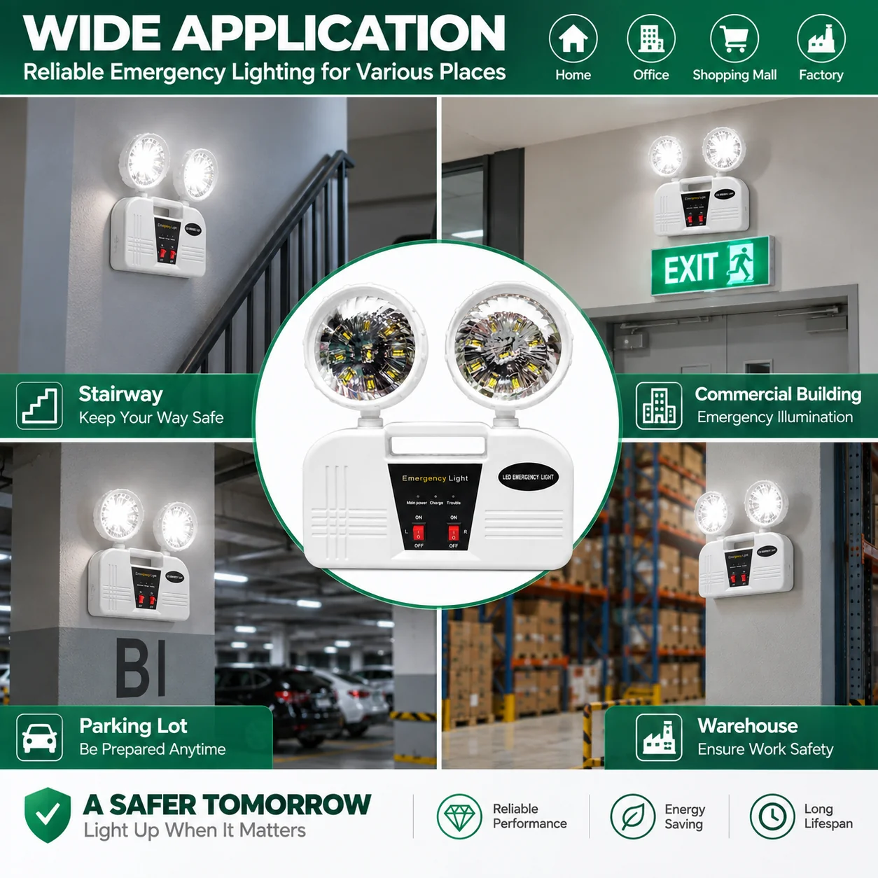 ST902 emergency light applications