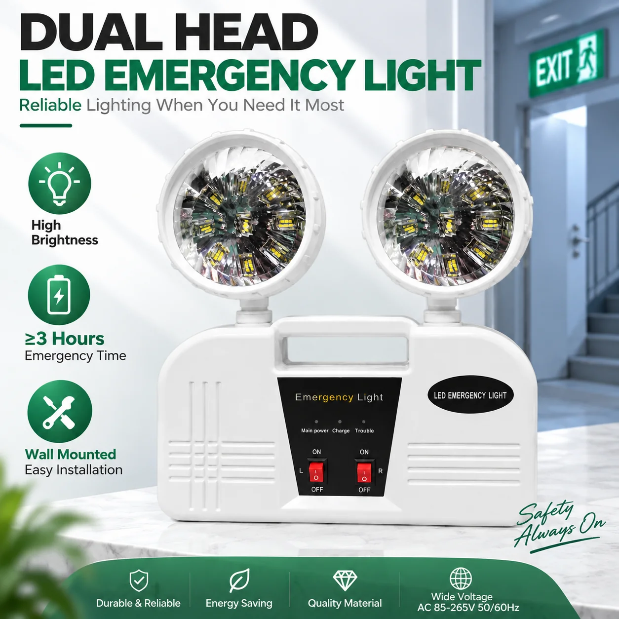 ST902 emergency light feature overview