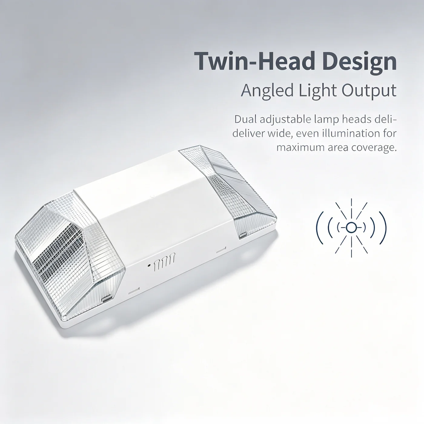 ST906 emergency light angled light output