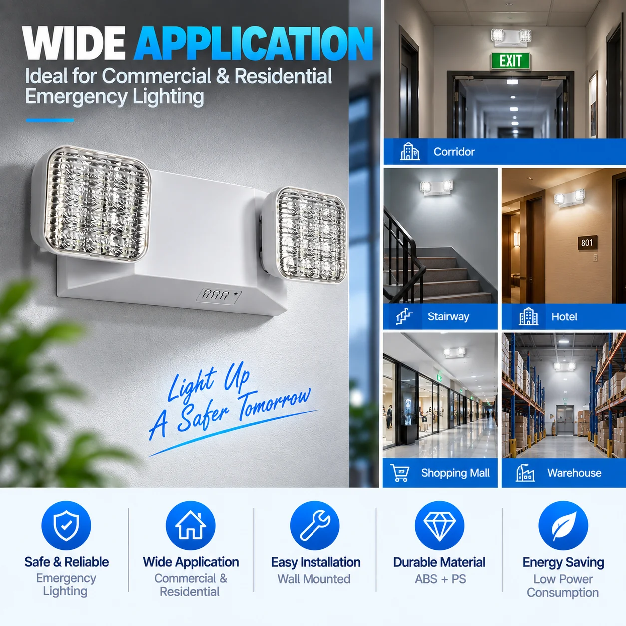 ST907 emergency light applications