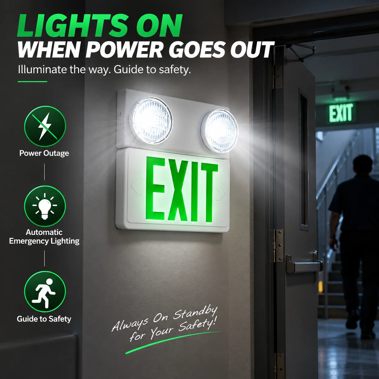 ST908 emergency light emergency operation
