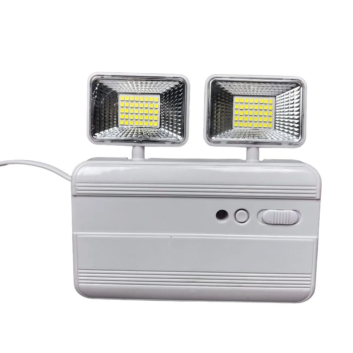 360 Rotatable 2 Lamp Heads LED Rechargeable Emergency Lighting Lamp