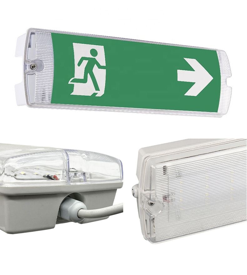 ST911 — IP65 AC85V~265V LED Emergency Exit Sign light view 2