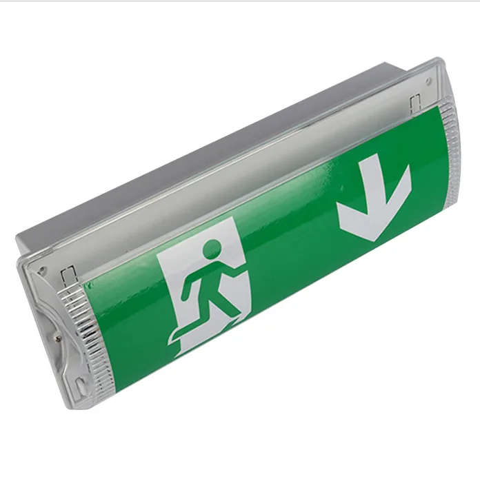 ST913 — Exit Sign Emergency Light IP65 Waterproof Bulkhead LED light view 3