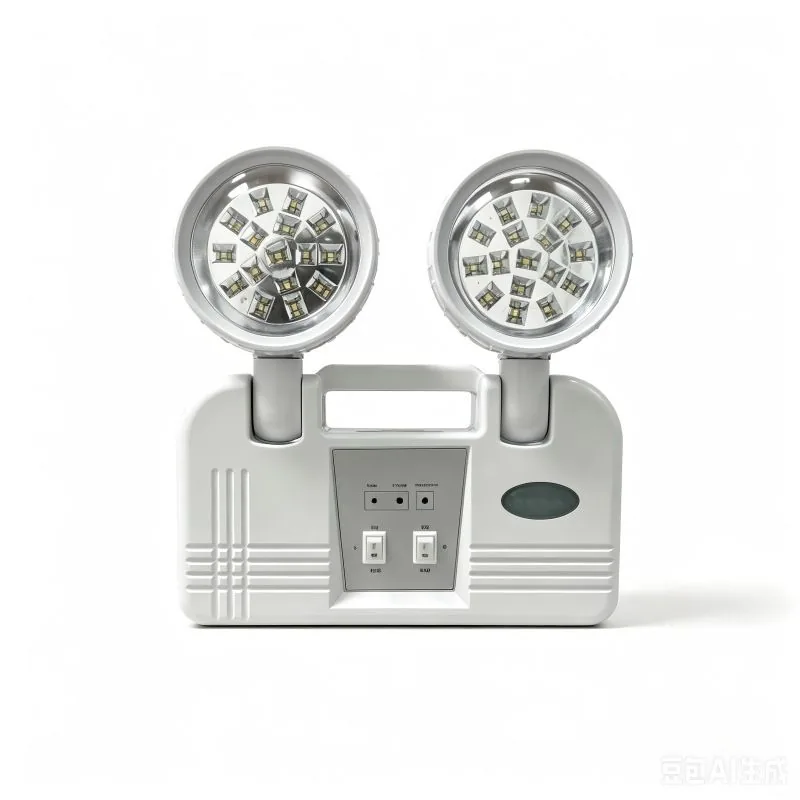 ST914 — Twin Spot Rechargeable Emergency Light 3-Hours Backup view 2