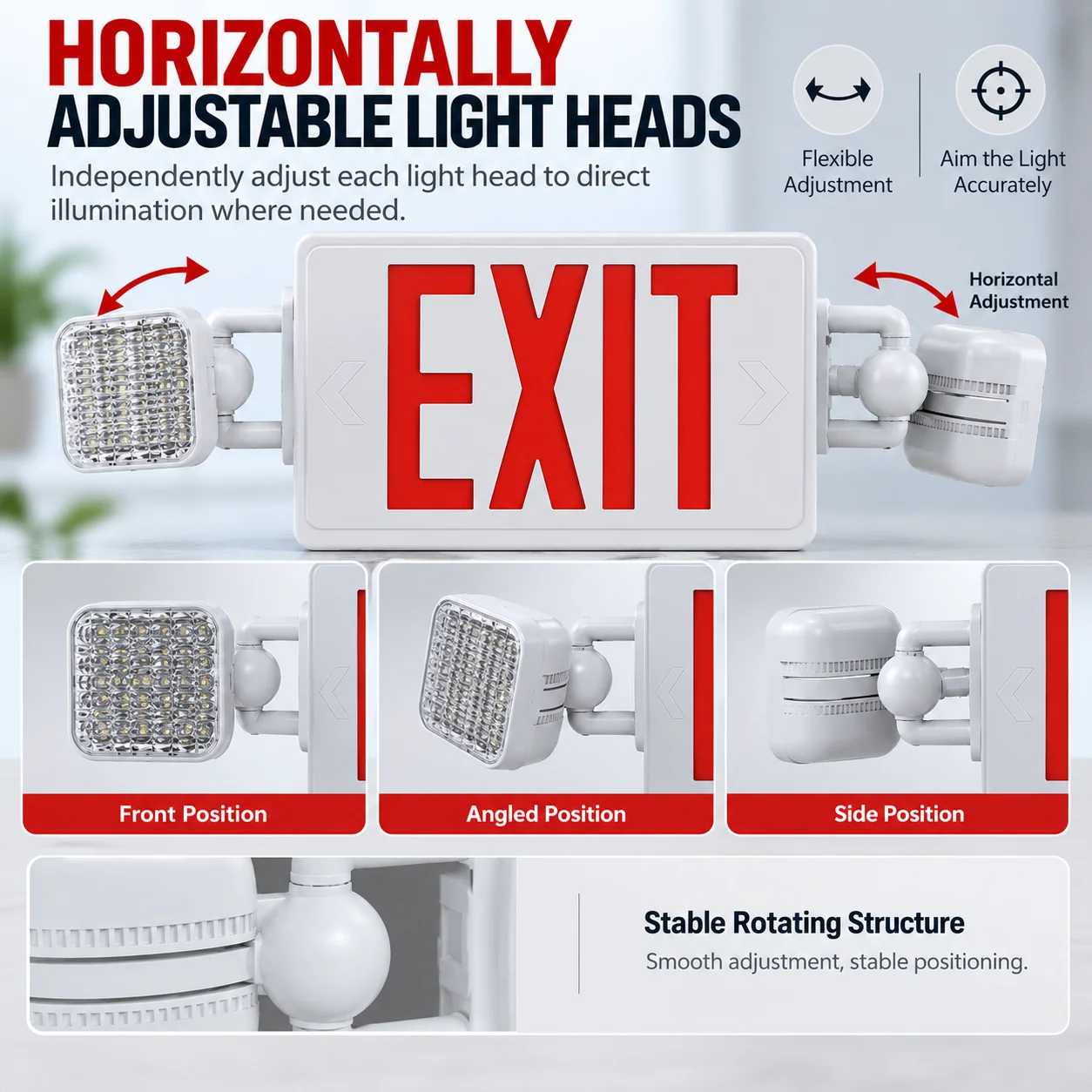 ST915 combination emergency lighting features 1