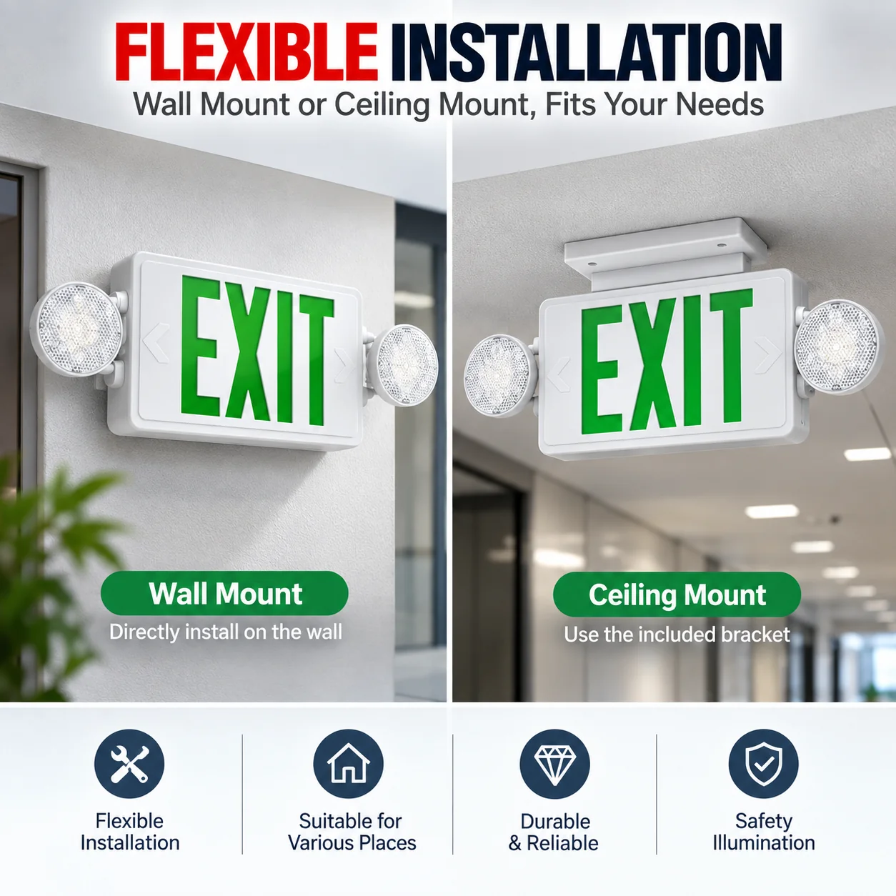 ST915 combination emergency lighting features 3