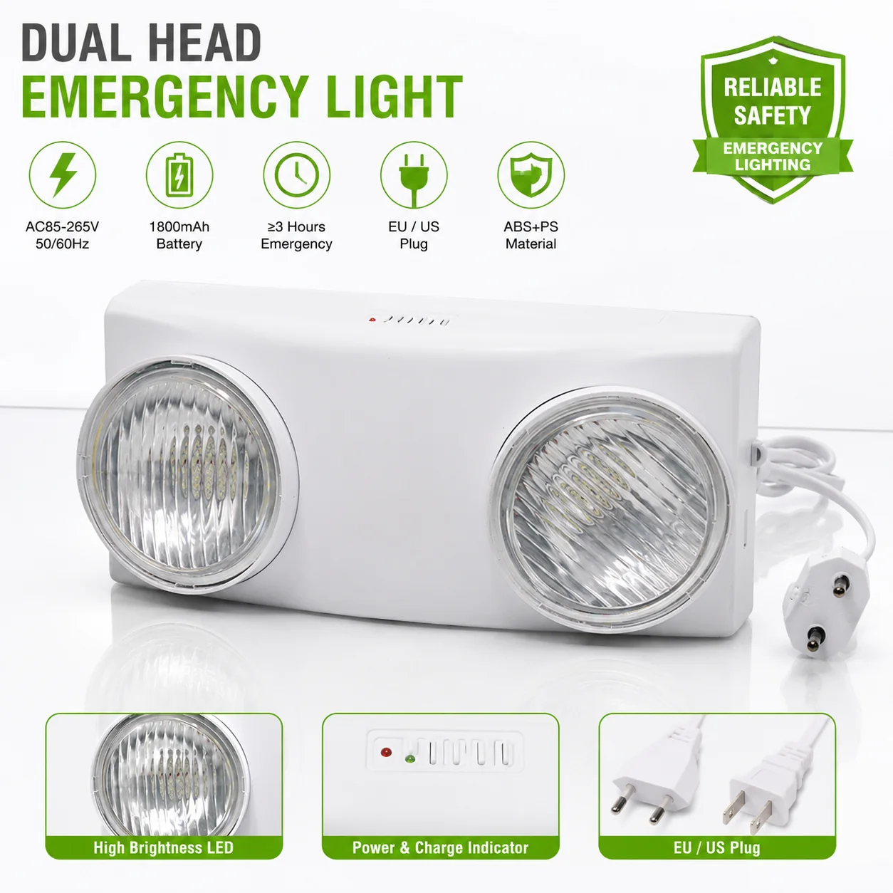 ST916 emergency light feature overview