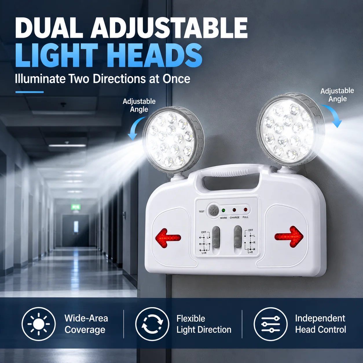 ST918 combination emergency lighting features 1