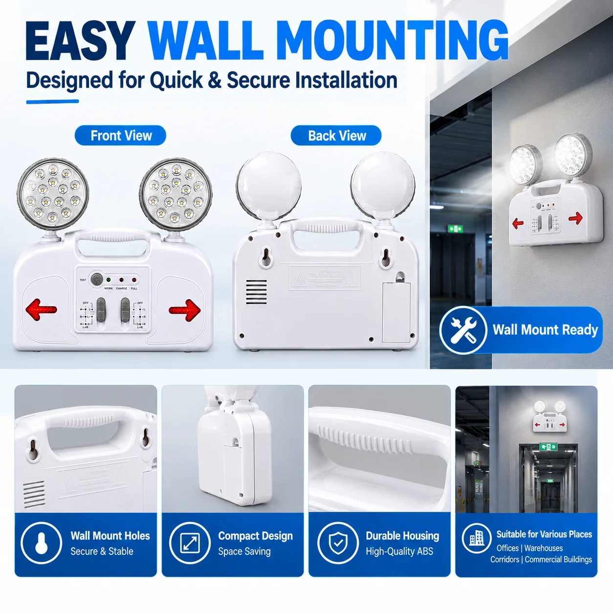 ST918 combination emergency lighting features 3