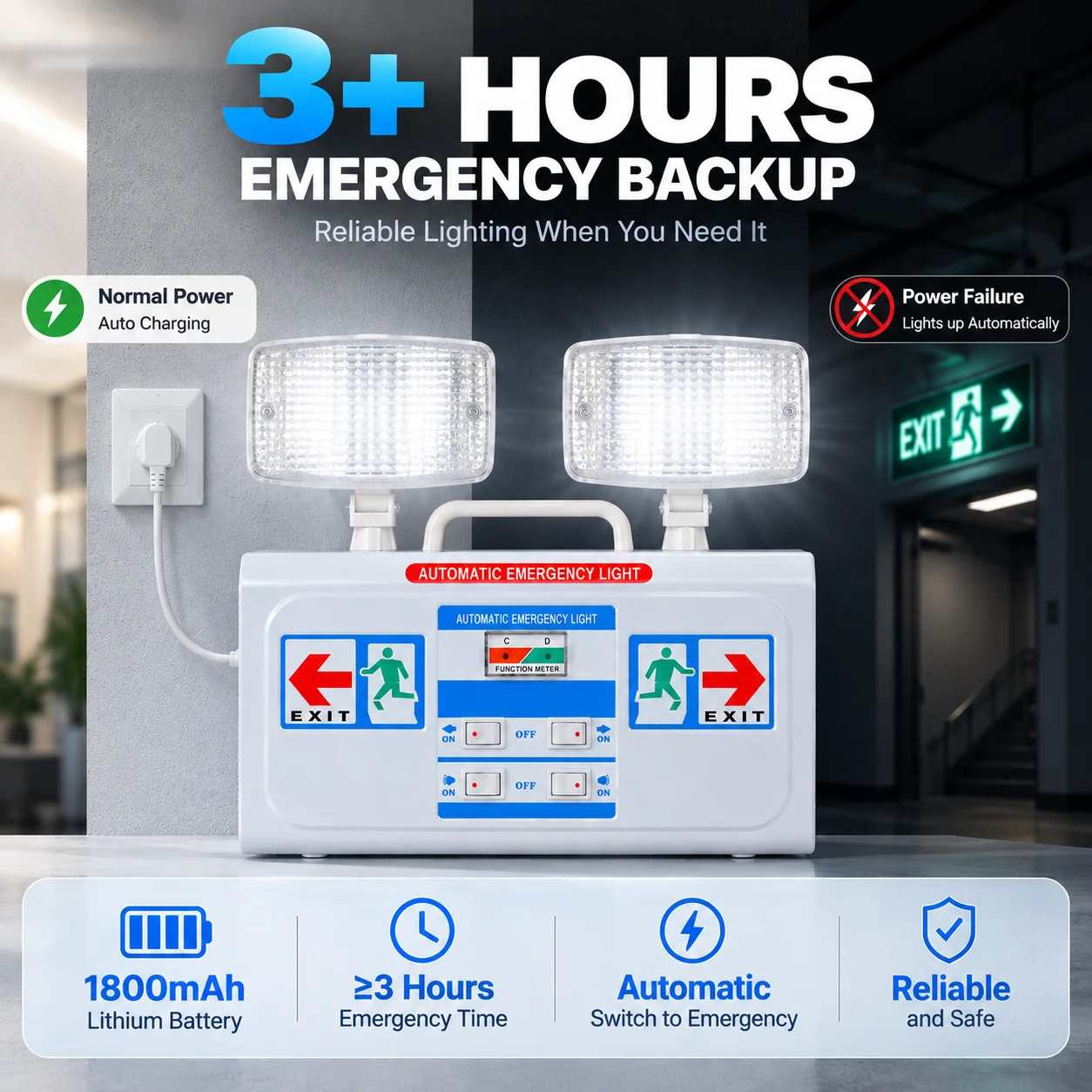 ST920 combination emergency lighting features 4