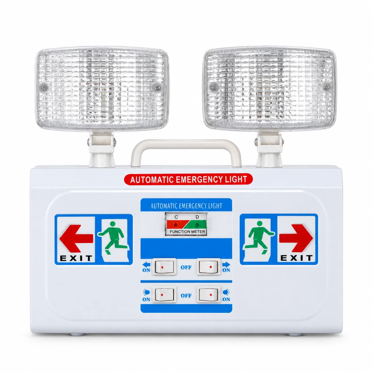 2-in-1 LED Exit Sign and Emergency Light Combo