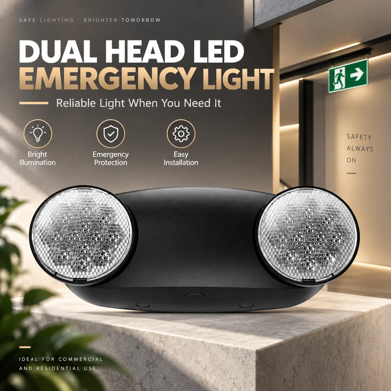 ST921 — Twin Spot LED Emergency Light