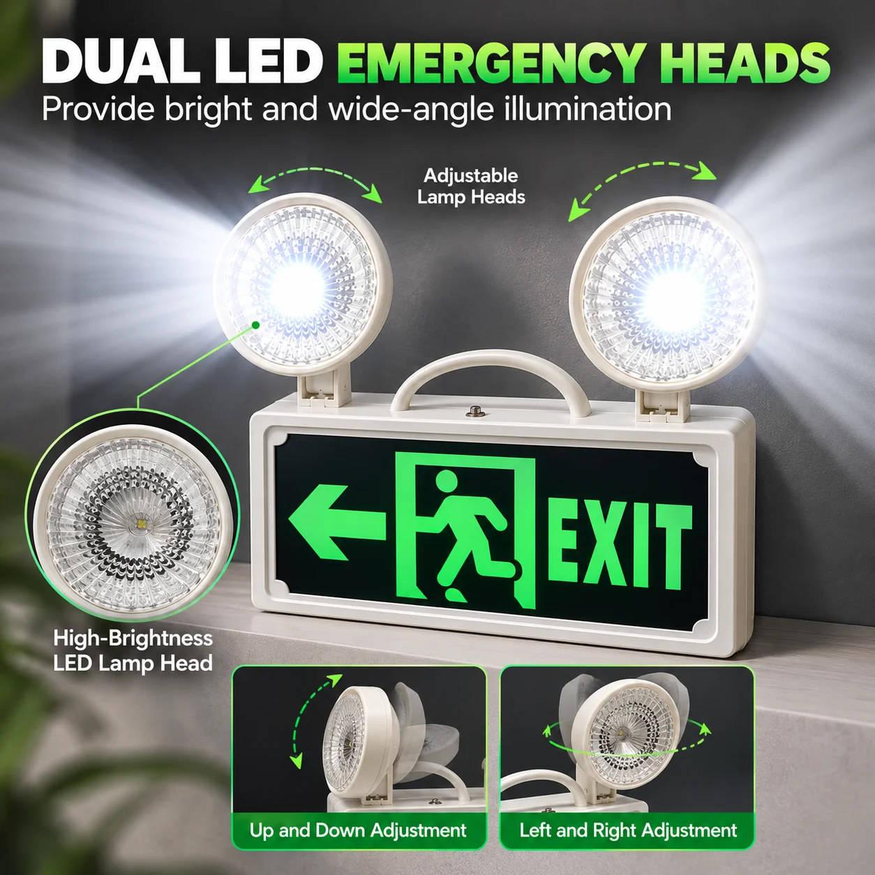 ST922 combination emergency lighting features 2