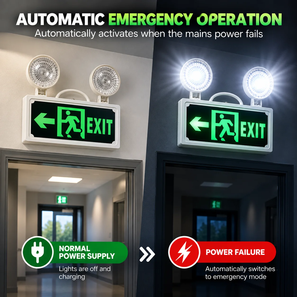 ST922 combination emergency lighting features 3