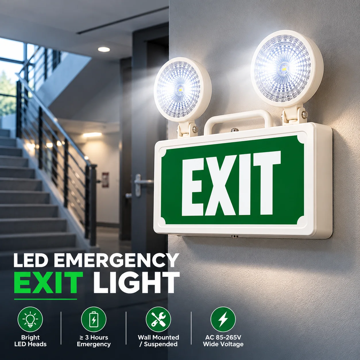 ST922 combination emergency lighting features 4