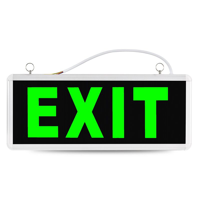 ZS801 — LED Light Emergency Indicator Fire EXIT sign view 4