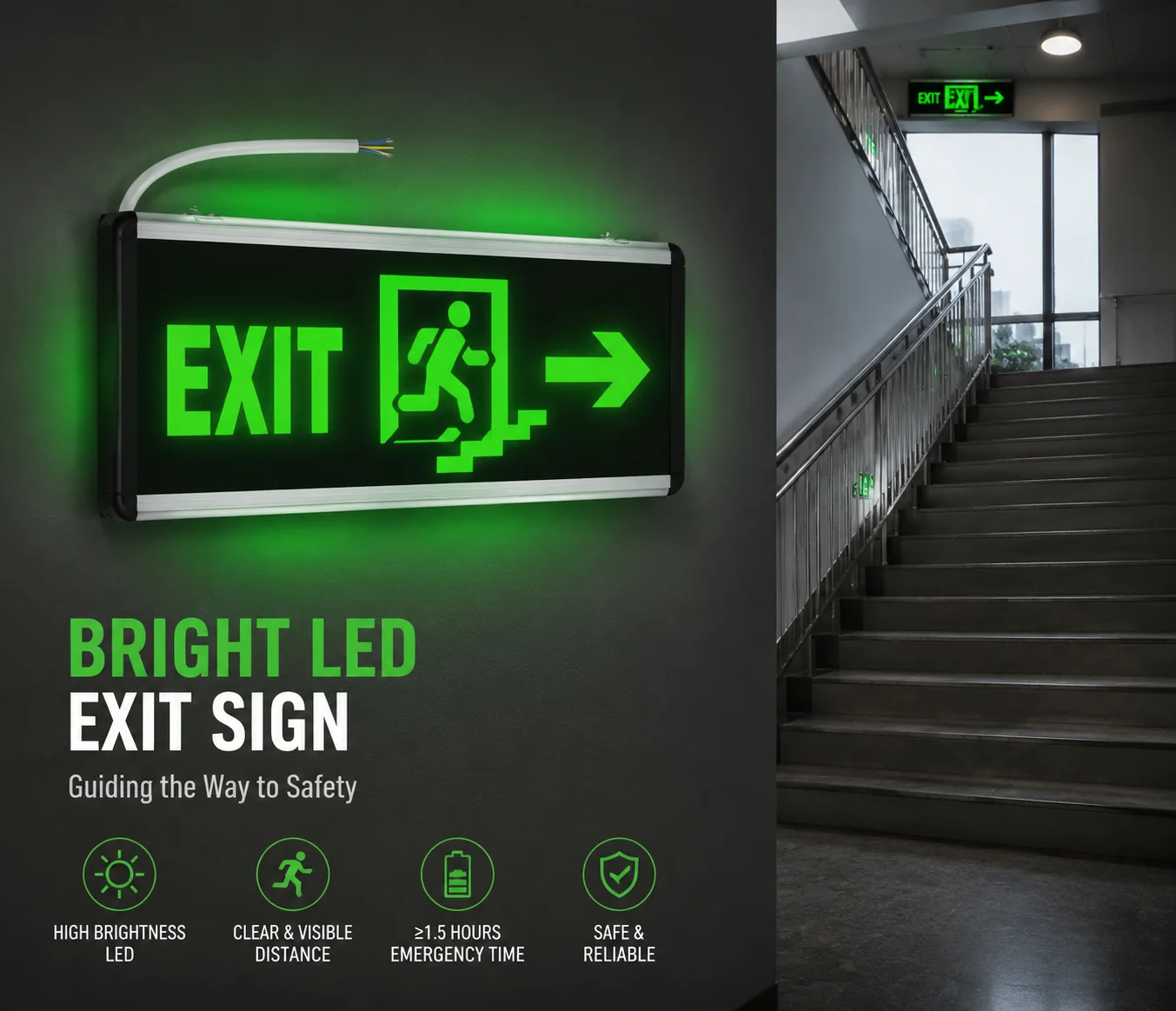 ZS802 emergency light evacuation application