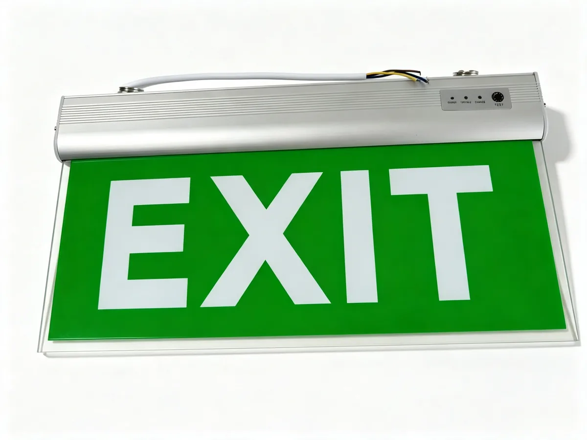 Maintained aluminum LED Exit Guides Board Emergency Sign Light