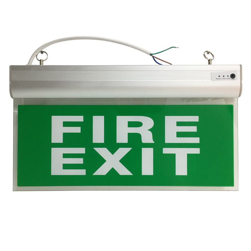 ZS803B — Maintained aluminum LED Exit Guides Board Emergency Sign Light view 4
