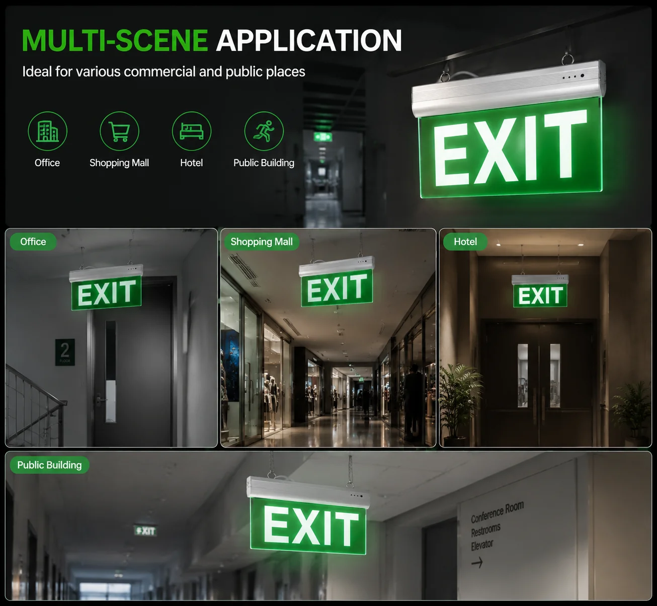 ZS803B emergency light applications
