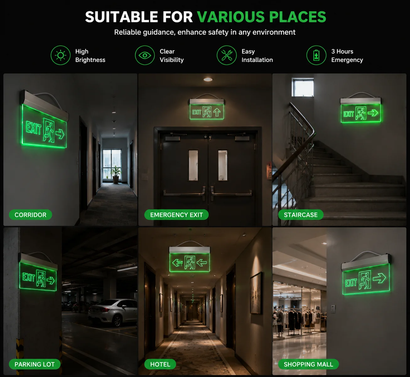 ZS804 emergency light applications