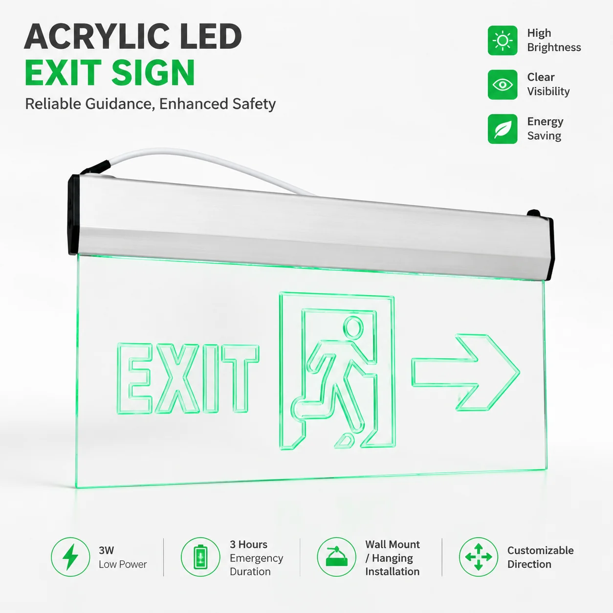 ZS804 emergency light feature overview