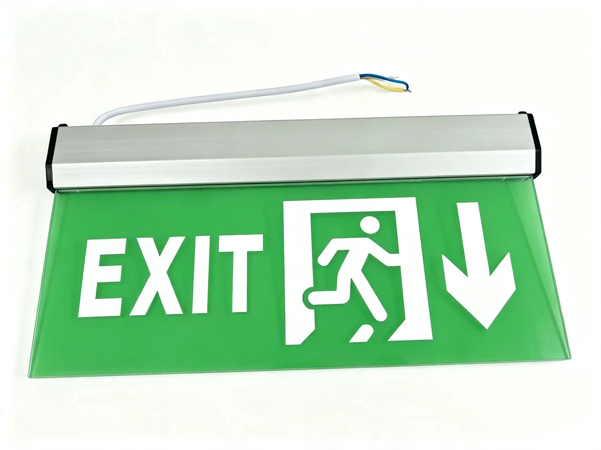ZS804B — Customized LED Emergency Exit Light Wall Mounted Aluminum and Acrylic view 2