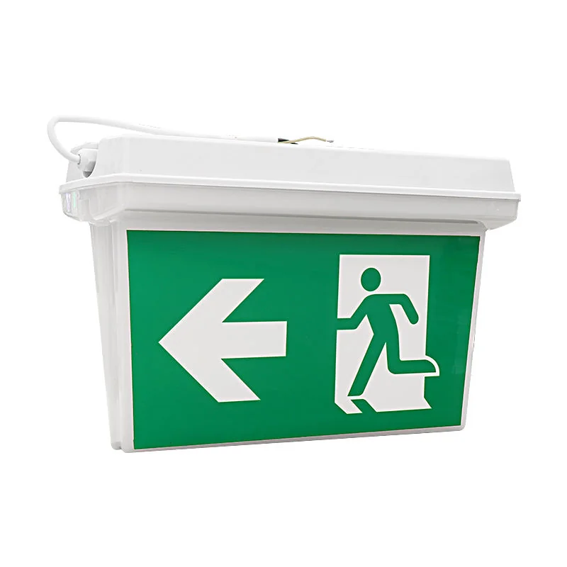 ZS809 — LED Emergency Exit Sign with Battery Backup