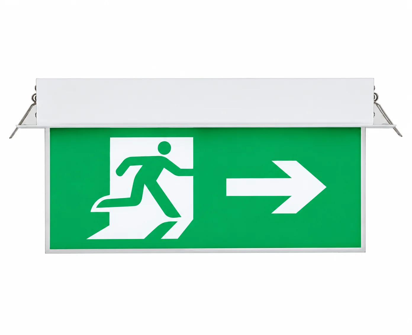 ZS812 — LED Emergency Exit Sign with Battery Backup